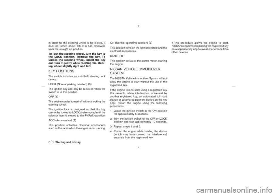 NISSAN 370Z 2009  Owners Manual 