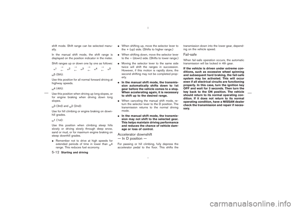 NISSAN 370Z 2009  Owners Manual 