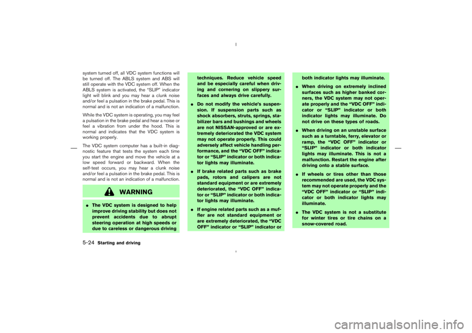 NISSAN 370Z 2009  Owners Manual 