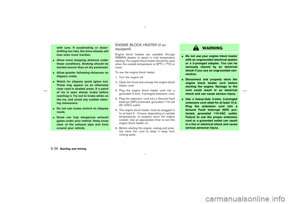 NISSAN 370Z 2009  Owners Manual 