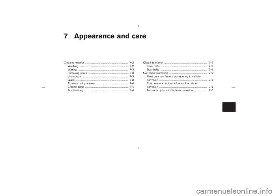 NISSAN 370Z 2009  Owners Manual 