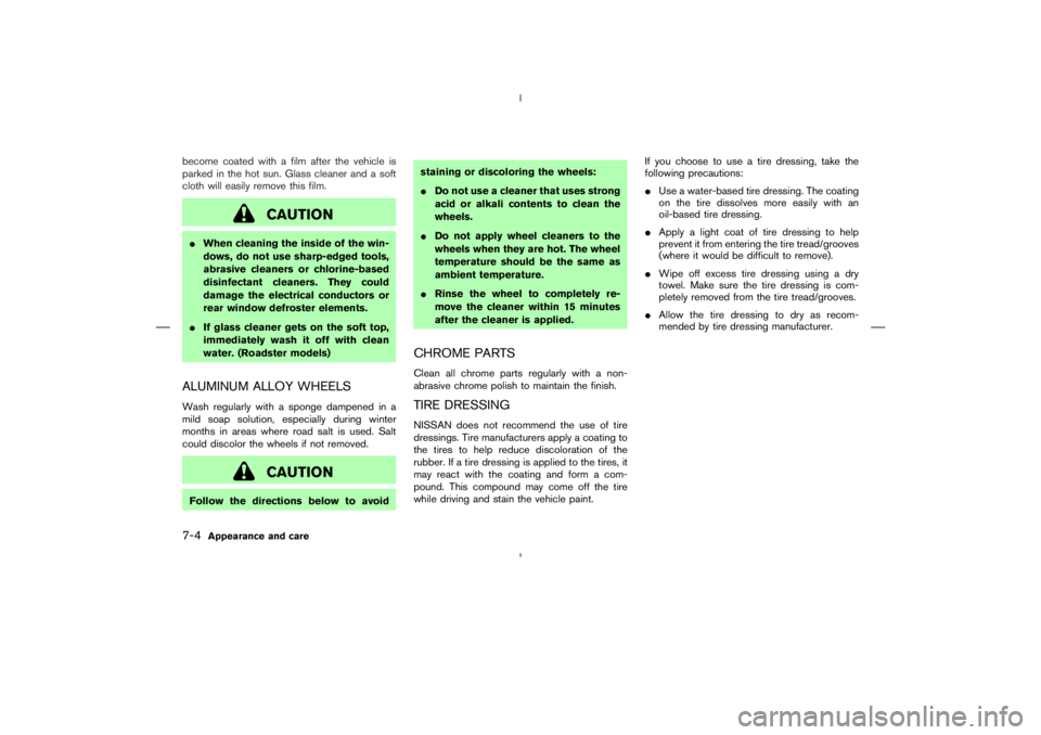 NISSAN 370Z 2009  Owners Manual 