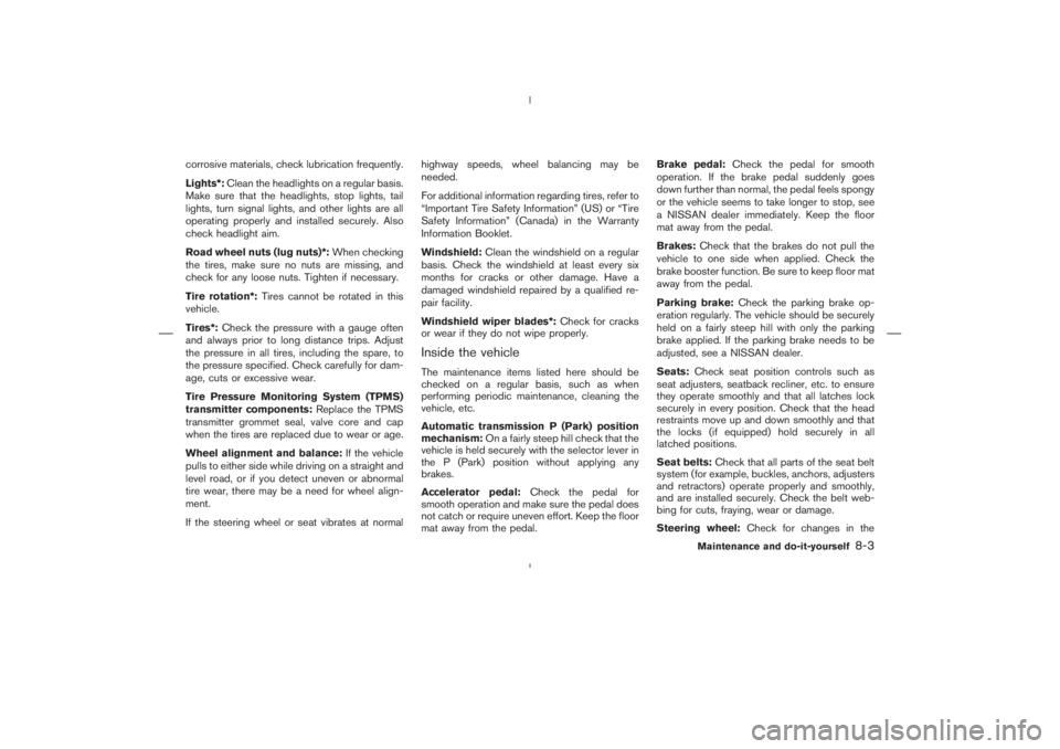 NISSAN 370Z 2009  Owners Manual 