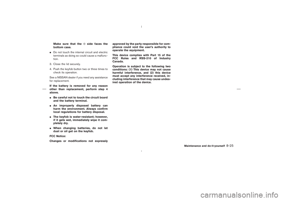 NISSAN 370Z 2009 Owners Manual NISSAN 370Z 2009 Owners Manual
