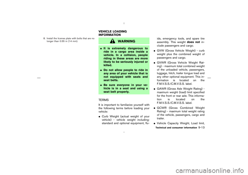 NISSAN 370Z 2009  Owners Manual 