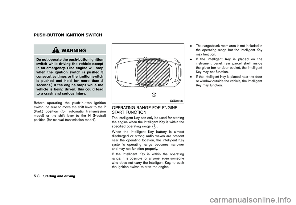NISSAN 370Z 2017  Owners Manual �&�R�Q�G�L�W�L�R�Q�   