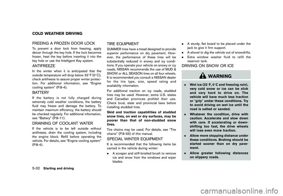 NISSAN 370Z 2017  Owners Manual �&�R�Q�G�L�W�L�R�Q�            