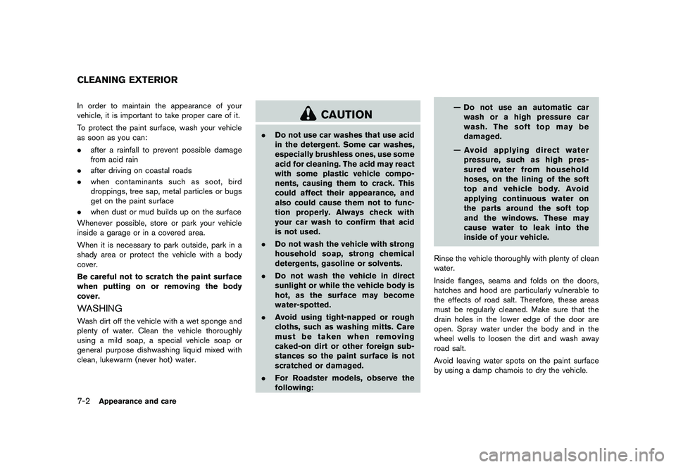 NISSAN 370Z 2017  Owners Manual �&�R�Q�G�L�W�L�R�Q�  