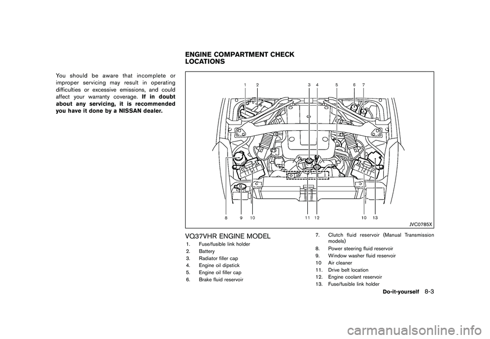 NISSAN 370Z 2017  Owners Manual 11 Index
�&�R�Q�G�L�W�L�R�Q� 