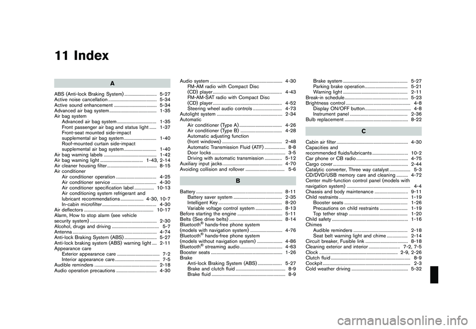 NISSAN 370Z 2017  Owners Manual �&�R�Q�G�L�W�L�R�Q�    