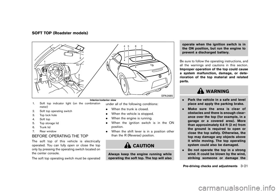 NISSAN 370Z 2015  Owners Manual �&�R�Q�G�L�W�L�R�Q� 