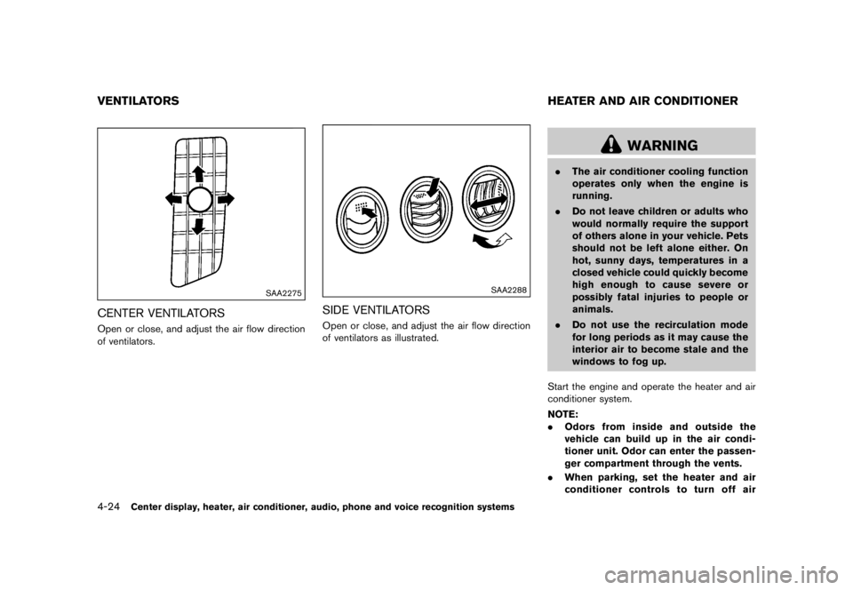 NISSAN 370Z 2015  Owners Manual �&�R�Q�G�L�W�L�R�Q�  