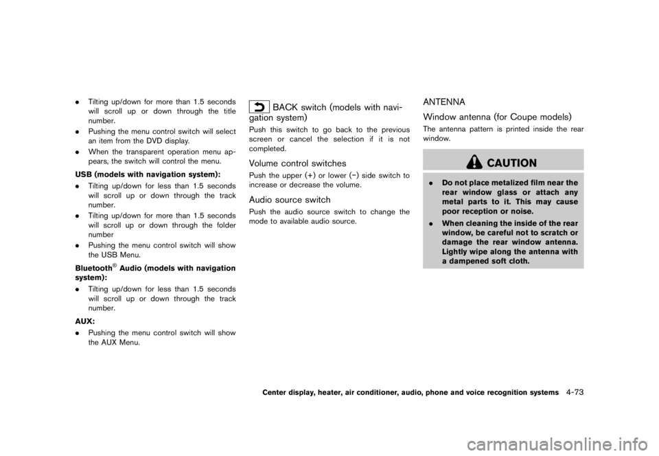NISSAN 370Z 2015  Owners Manual �&�R�Q�G�L�W�L�R�Q�    