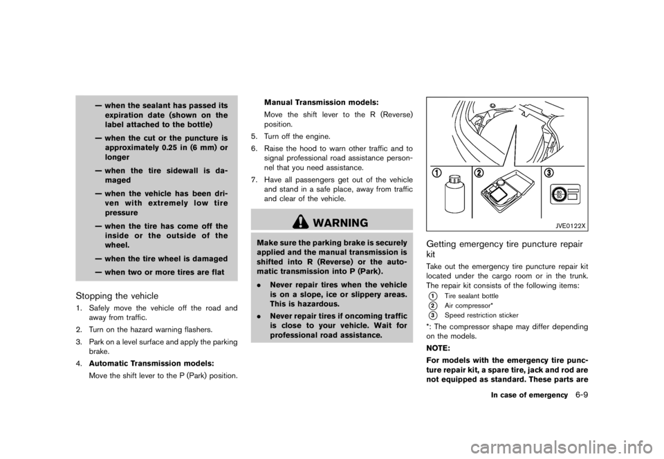 NISSAN 370Z 2015  Owners Manual �&�R�Q�G�L�W�L�R�Q�    