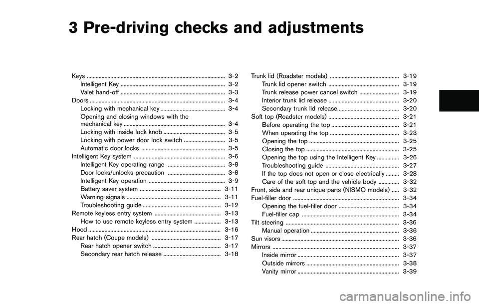 NISSAN 370Z 2014  Owners Manual 