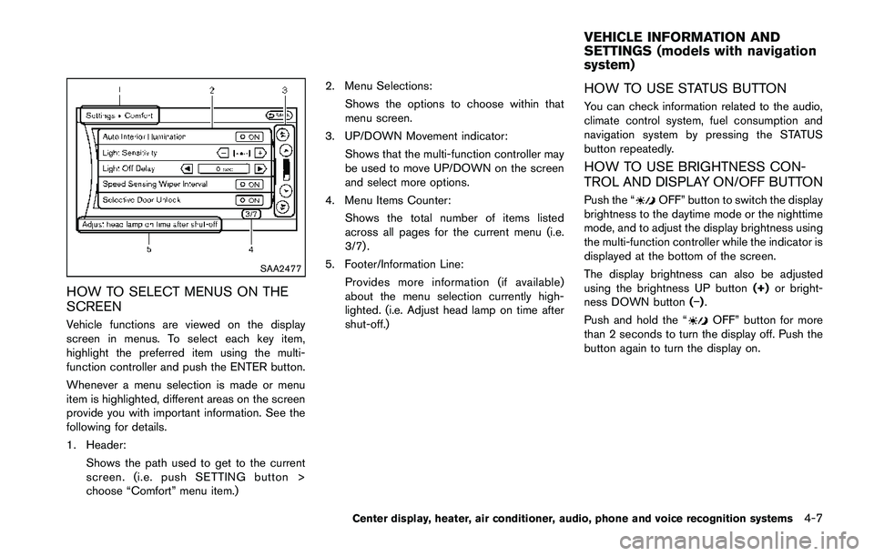 NISSAN 370Z 2014  Owners Manual 