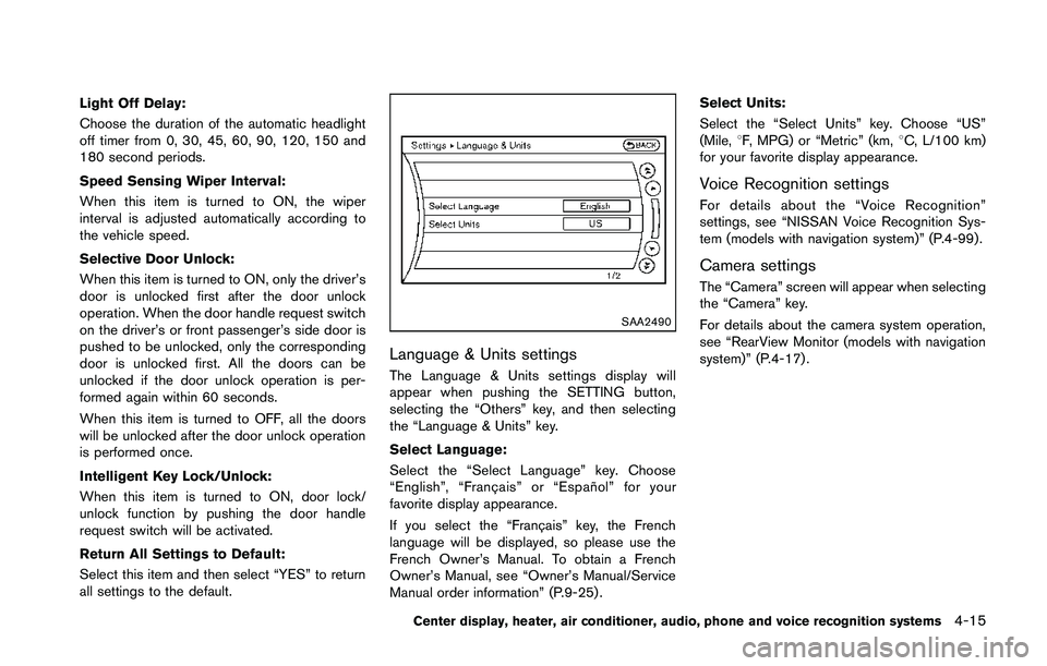 NISSAN 370Z 2014 Owners Manual NISSAN 370Z 2014 Owners Manual
