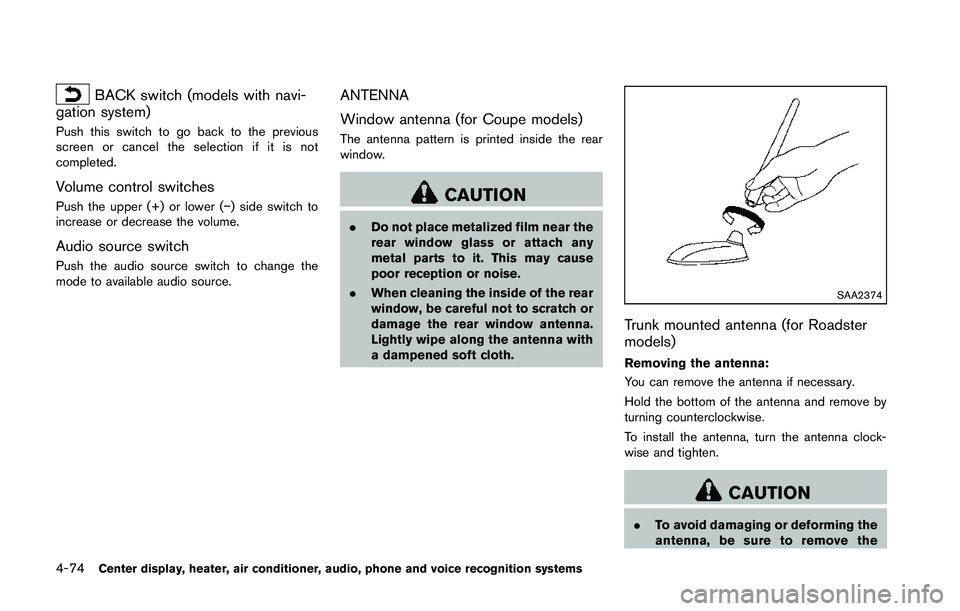NISSAN 370Z 2014 Owners Manual NISSAN 370Z 2014 Owners Manual