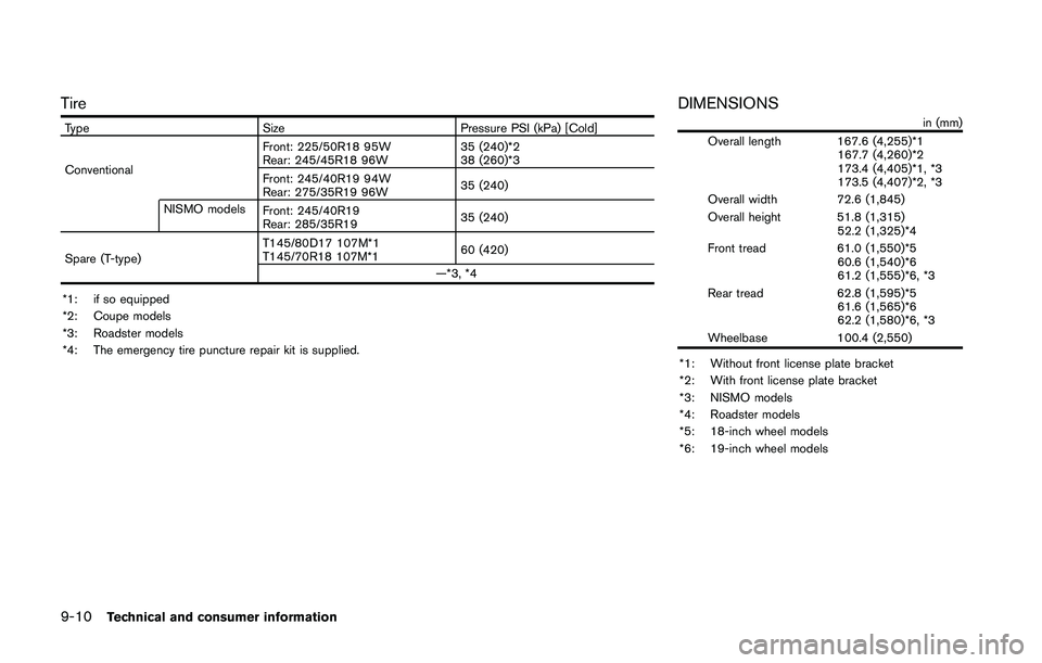 NISSAN 370Z 2014  Owners Manual 