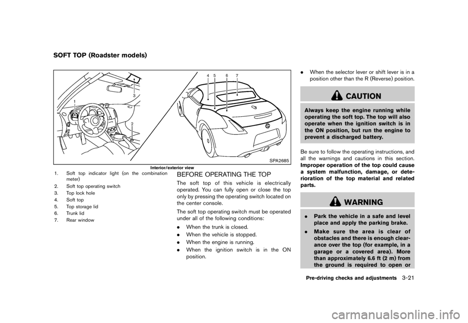 NISSAN 370Z 2013 Owners Manual NISSAN 370Z 2013 Owners Manual
