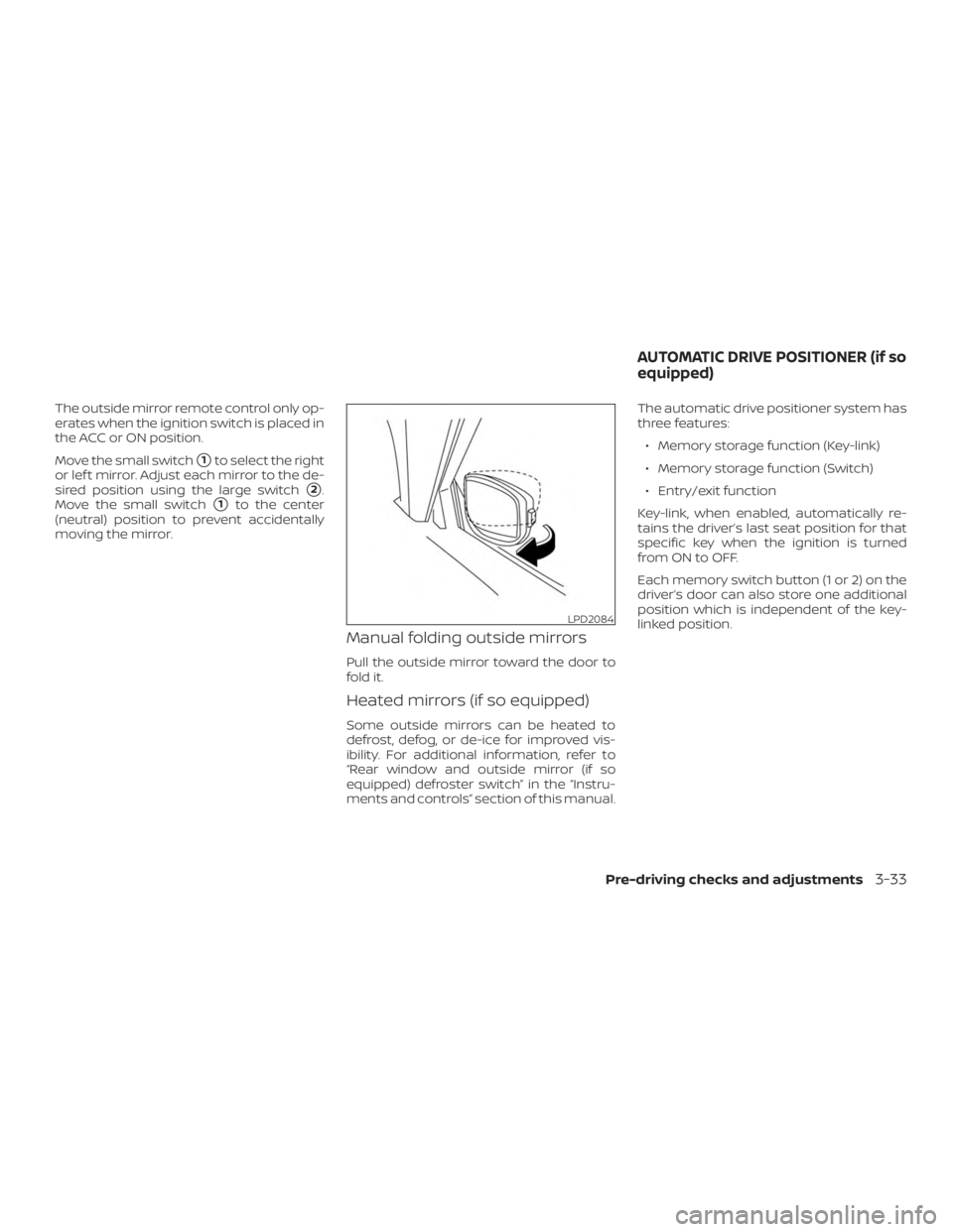 NISSAN ALTIMA SL 2018  Owners Manual 