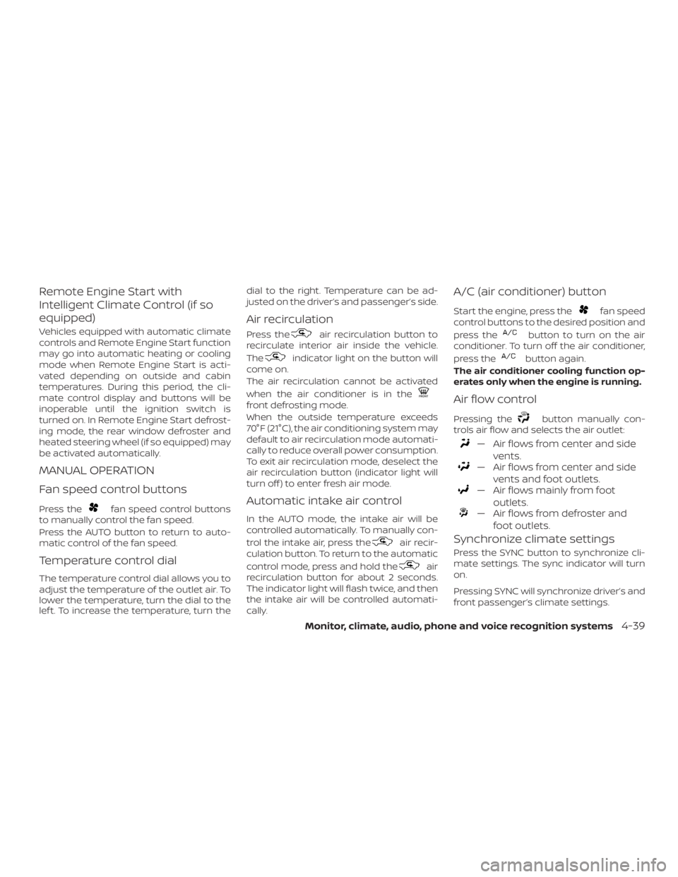 NISSAN ALTIMA SL 2018  Owners Manual 