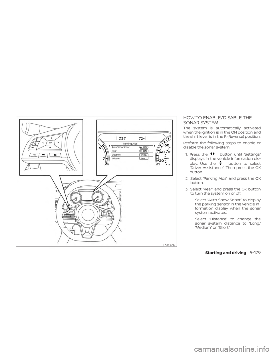 NISSAN ALTIMA SL 2018  Owners Manual 