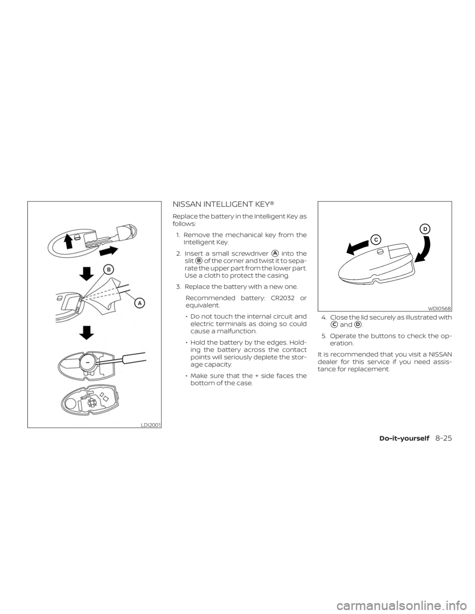 NISSAN ALTIMA SL 2018  Owners Manual 
