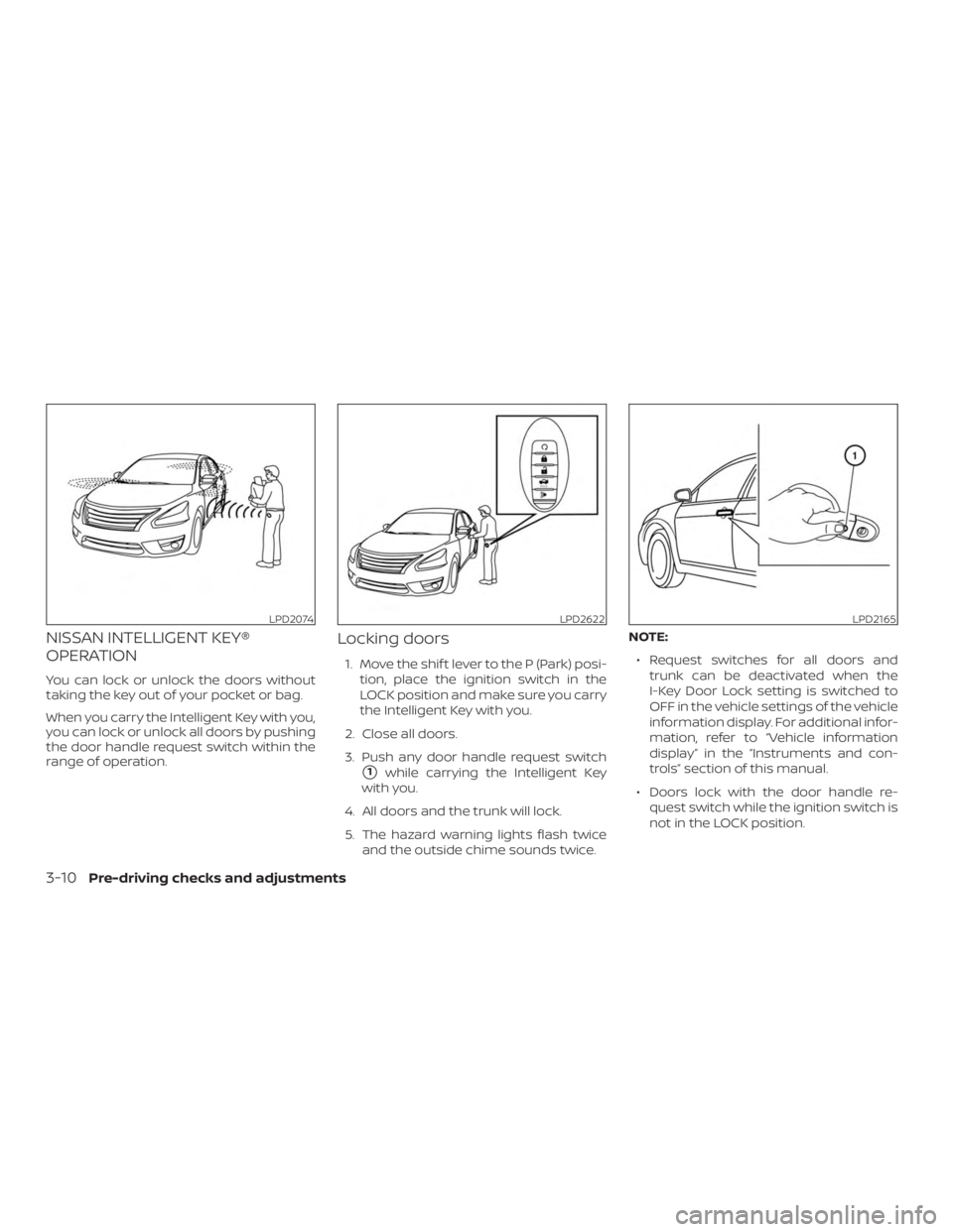 NISSAN ALTIMA SV 2018  Owners Manual 