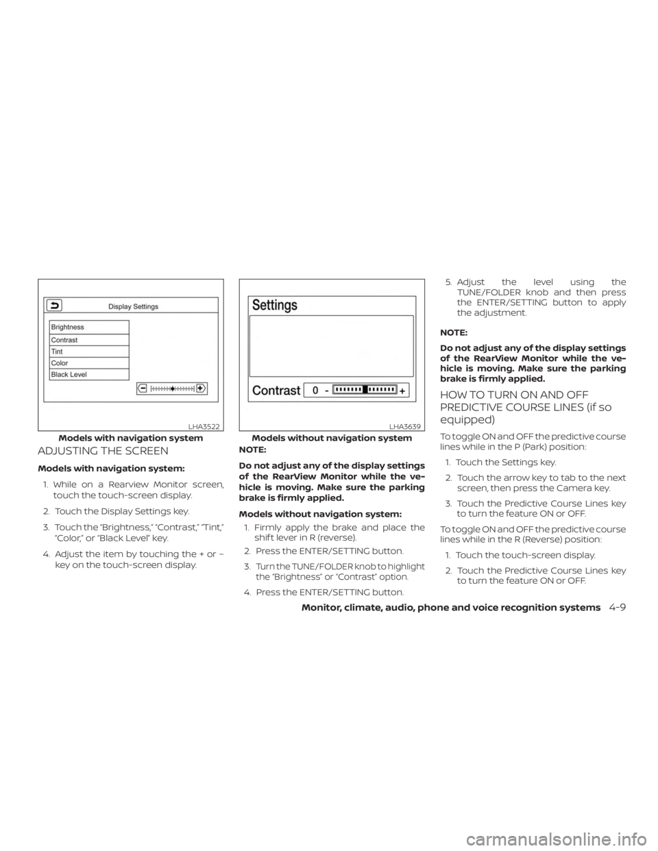 NISSAN ALTIMA SV 2018  Owners Manual 