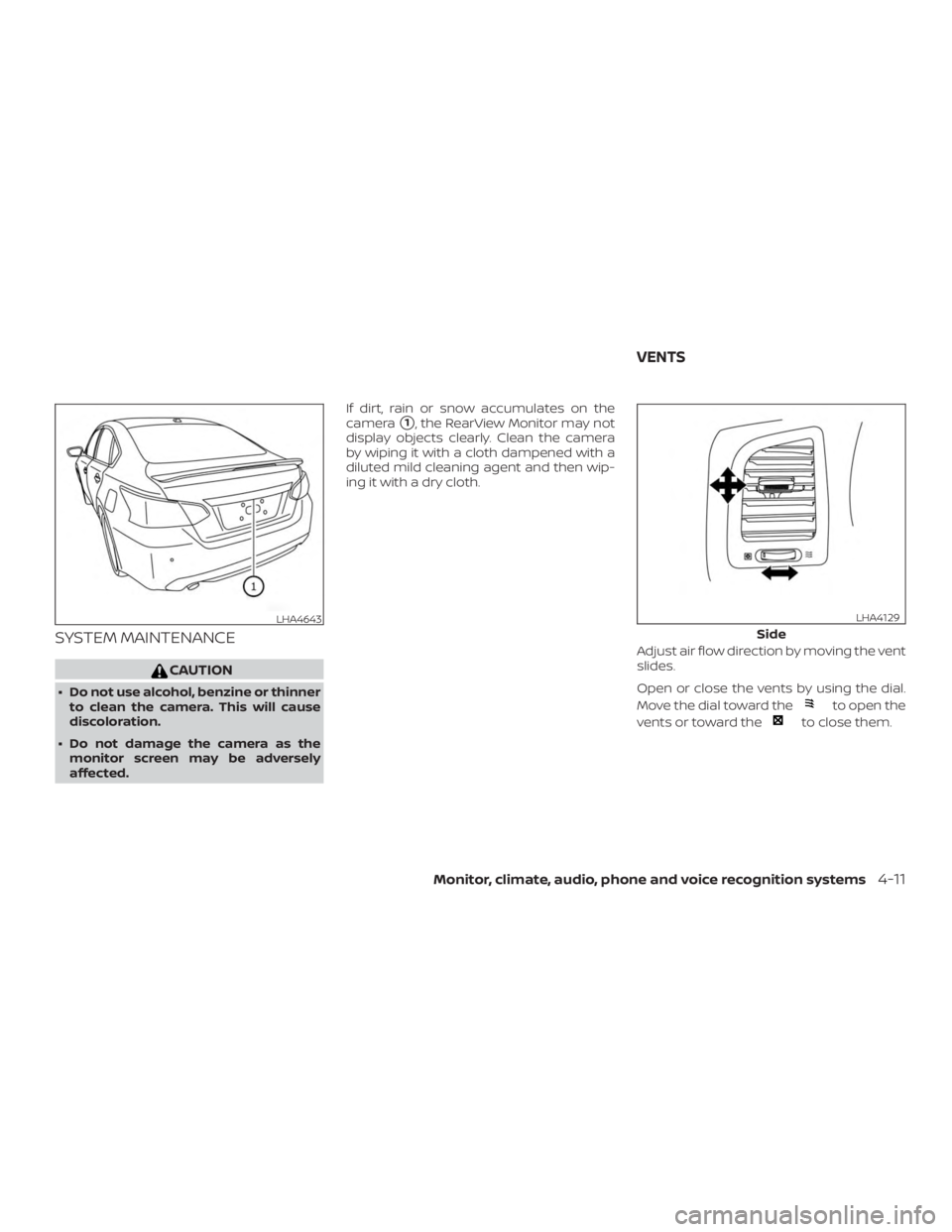 NISSAN ALTIMA SV 2018  Owners Manual SYSTEM MAINTENANCE 