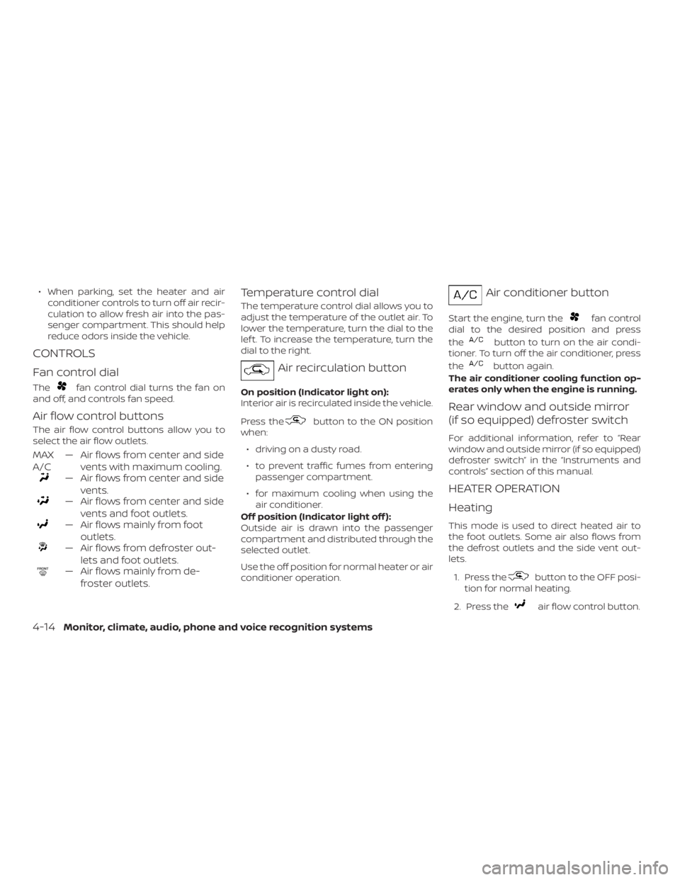NISSAN ALTIMA SV 2018  Owners Manual 