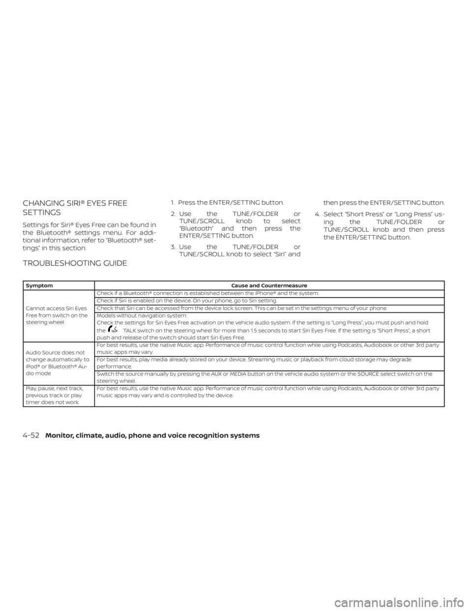 NISSAN ALTIMA SV 2018  Owners Manual 