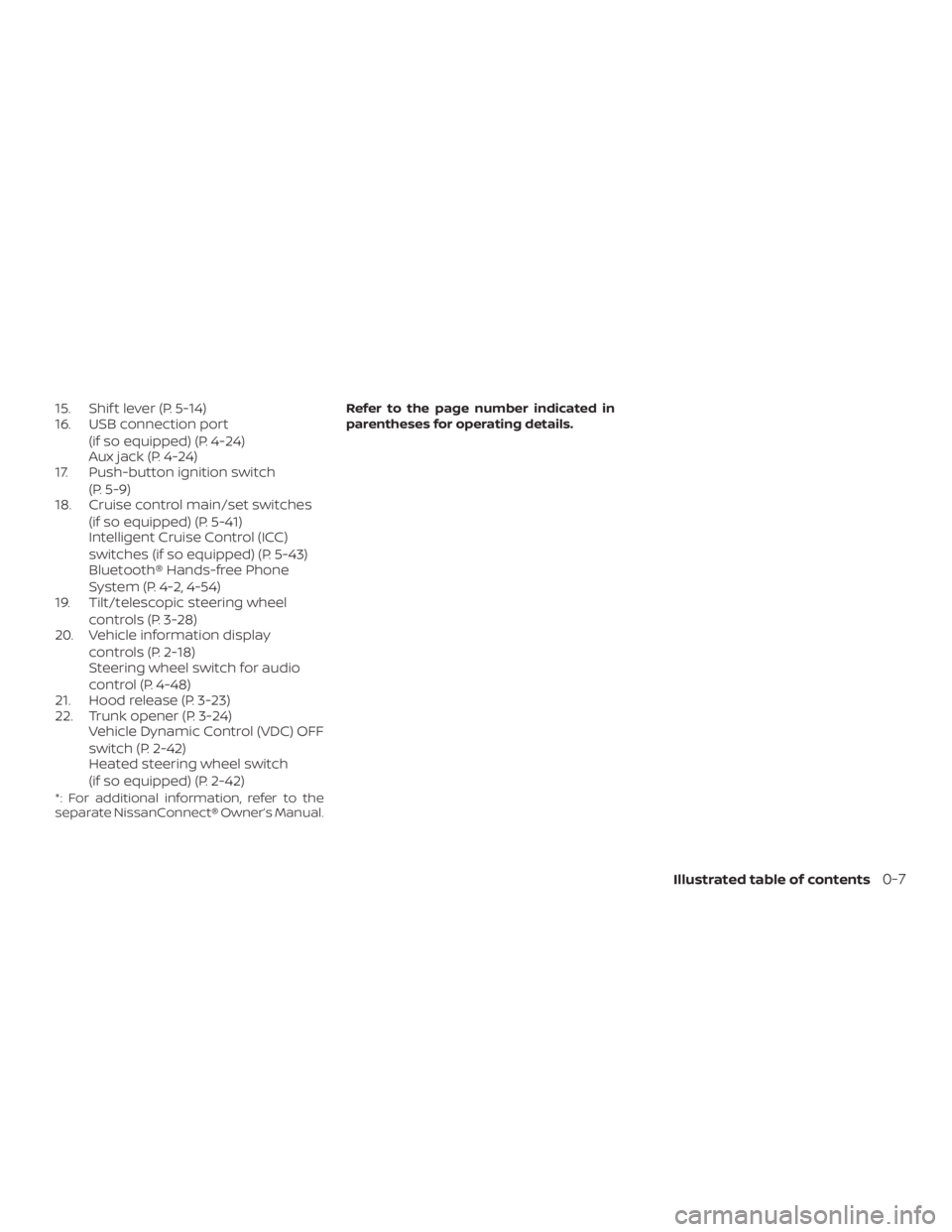 NISSAN ALTIMA SV 2018 Owners Manual 