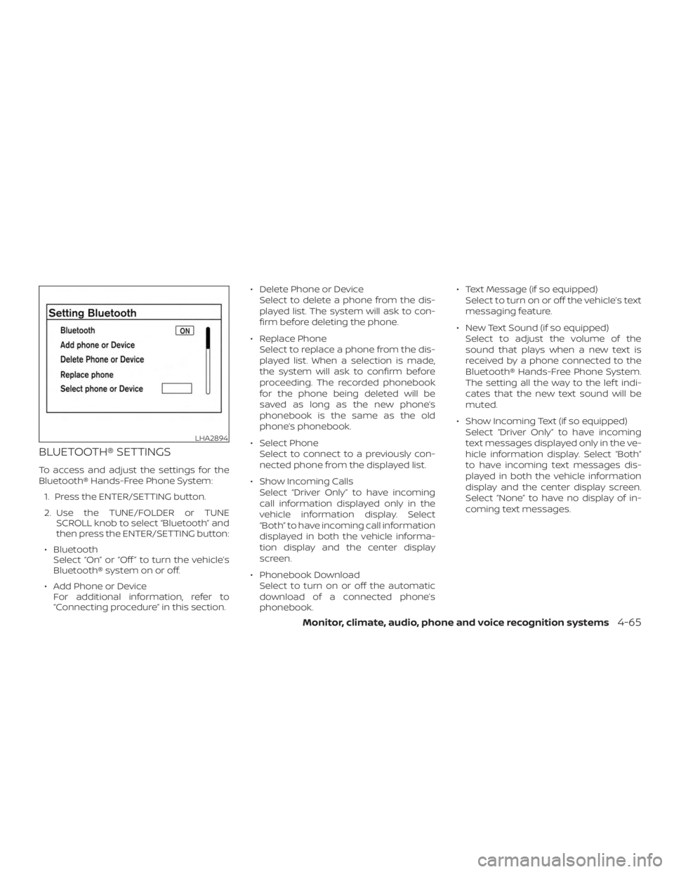 NISSAN ALTIMA SV 2018  Owners Manual 