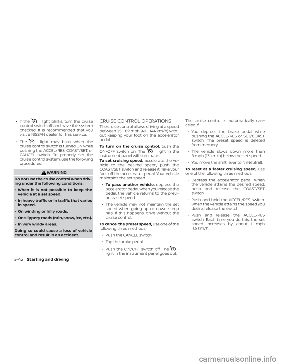 NISSAN ALTIMA SV 2018 Owners Manual ∙ If the NISSAN ALTIMA SV 2018 Owners Manual ∙ If the