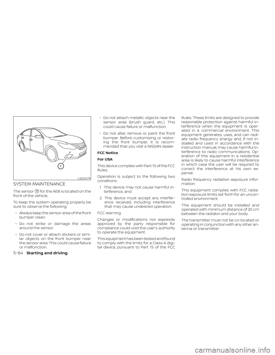 NISSAN ALTIMA SV 2018 Owners Manual NISSAN ALTIMA SV 2018 Owners Manual