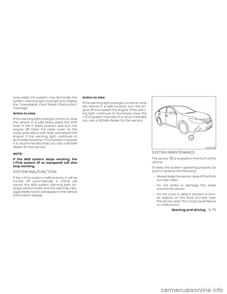 NISSAN ALTIMA SV 2018 Owners Manual NISSAN ALTIMA SV 2018 Owners Manual