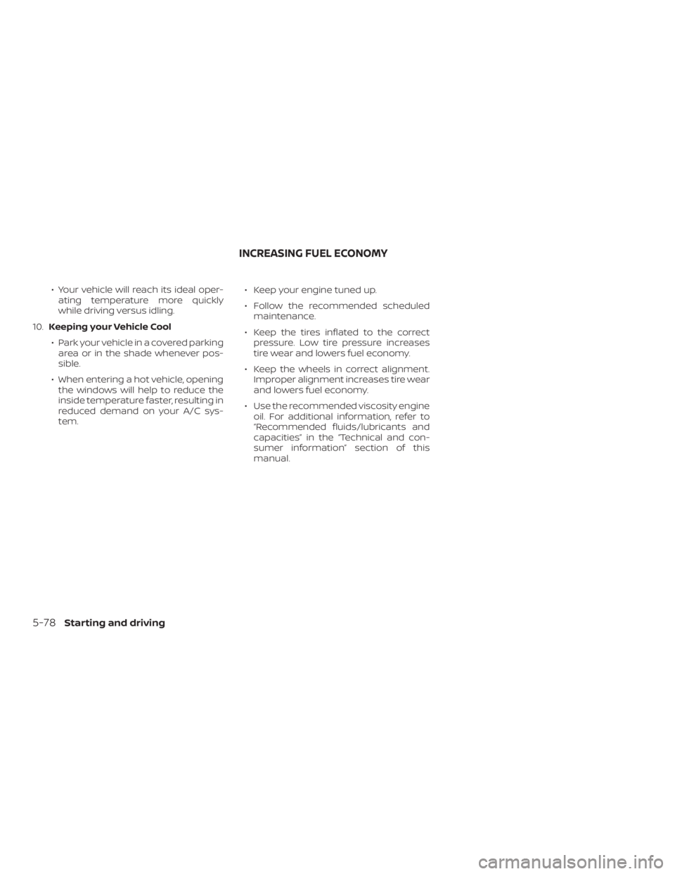 NISSAN ALTIMA SV 2018  Owners Manual 