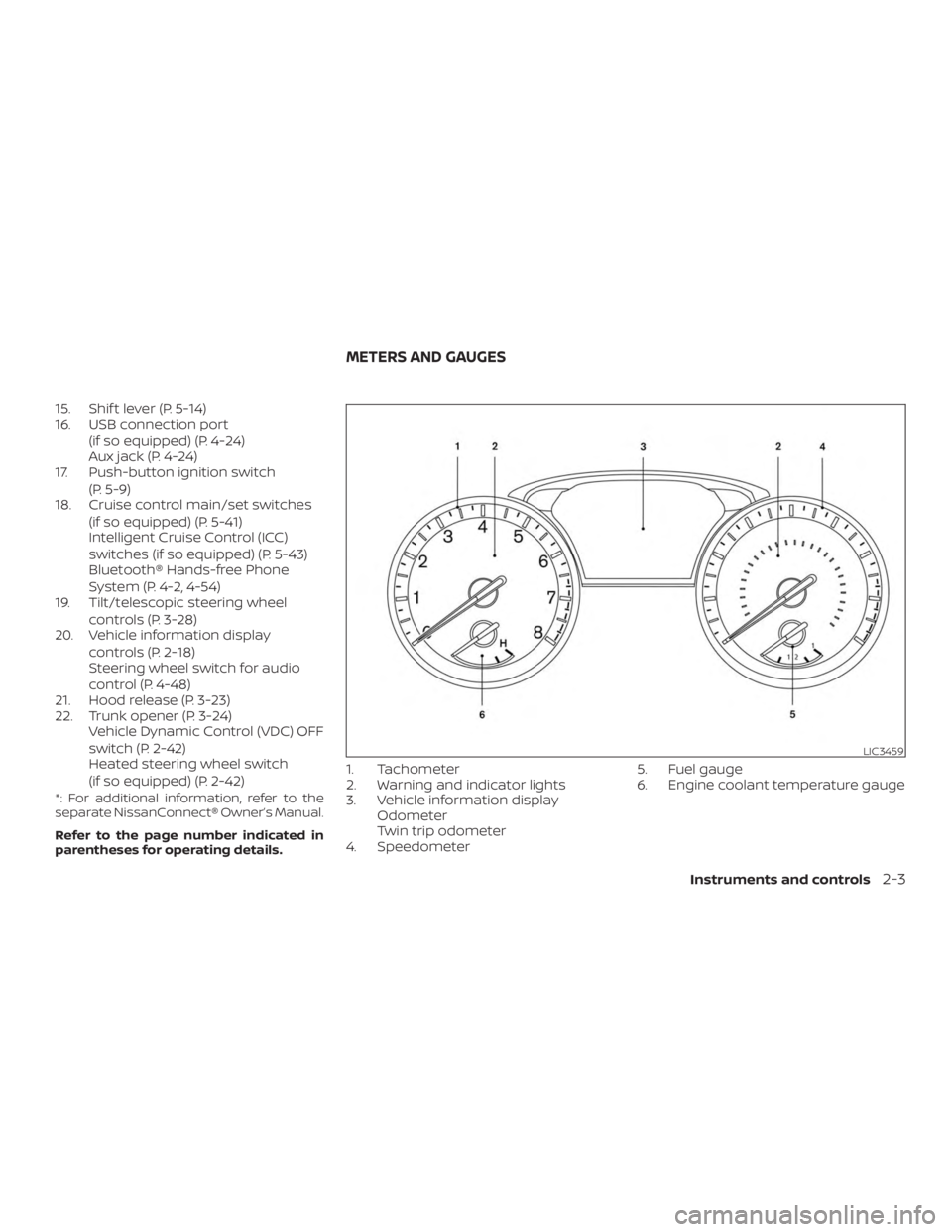 NISSAN ALTIMA SV 2018  Owners Manual 