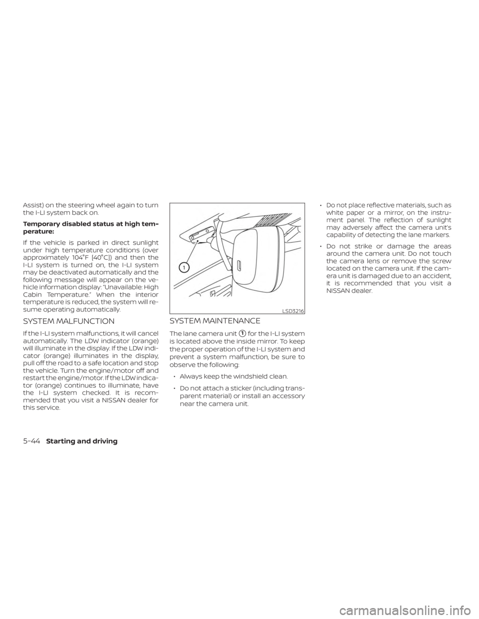 NISSAN ALTIMA SL 2019  Owners Manual 