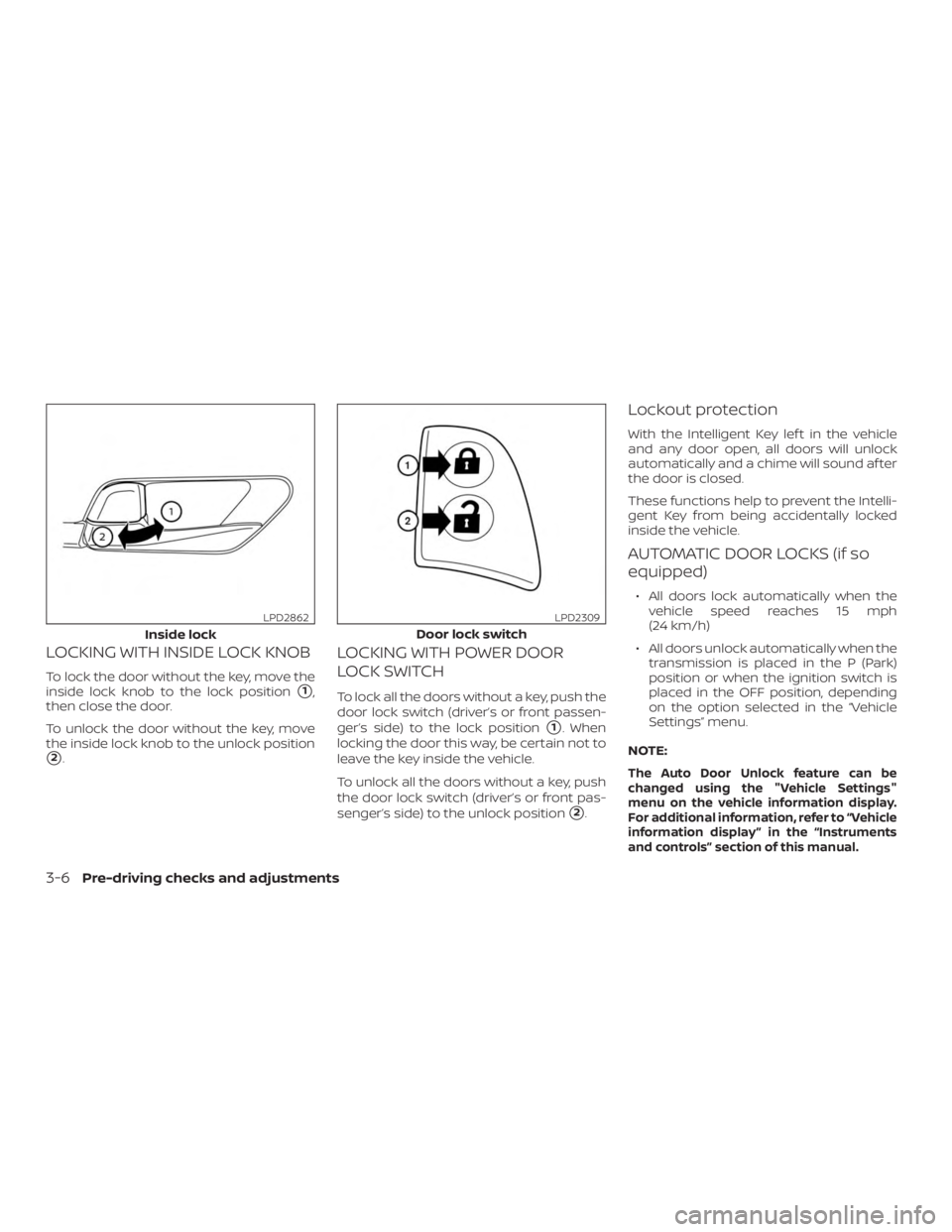 NISSAN ALTIMA 2022  Owners Manual 