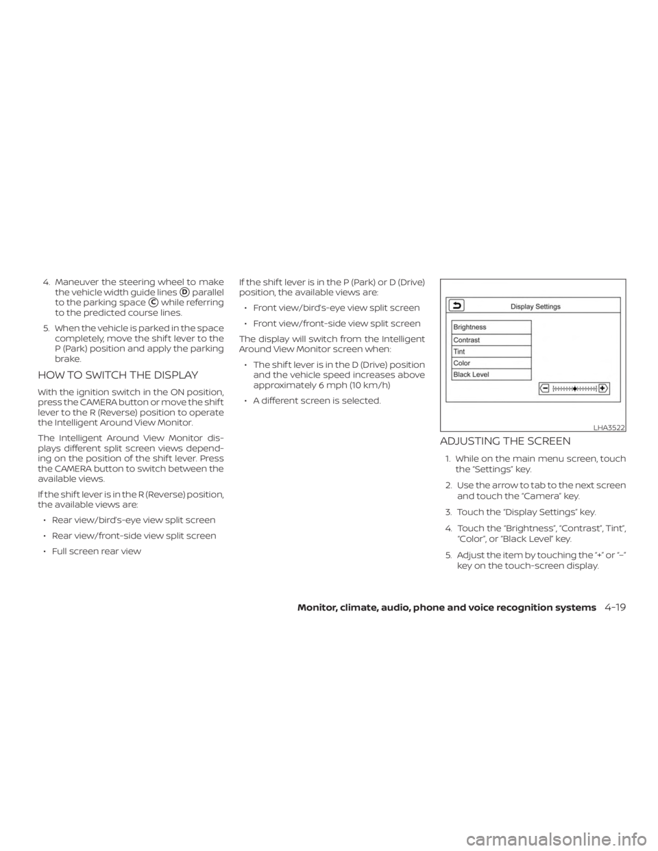 NISSAN ALTIMA 2022  Owners Manual 