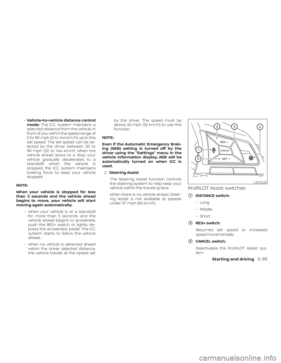 NISSAN ALTIMA 2022  Owners Manual 