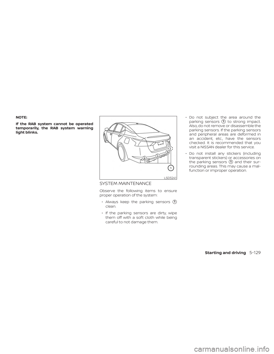 NISSAN ALTIMA 2022  Owners Manual 