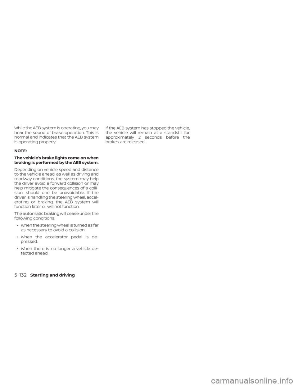 NISSAN ALTIMA 2022  Owners Manual 