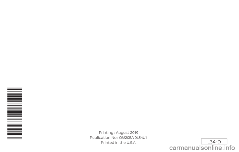 NISSAN ALTIMA 2021  Owners Manual 