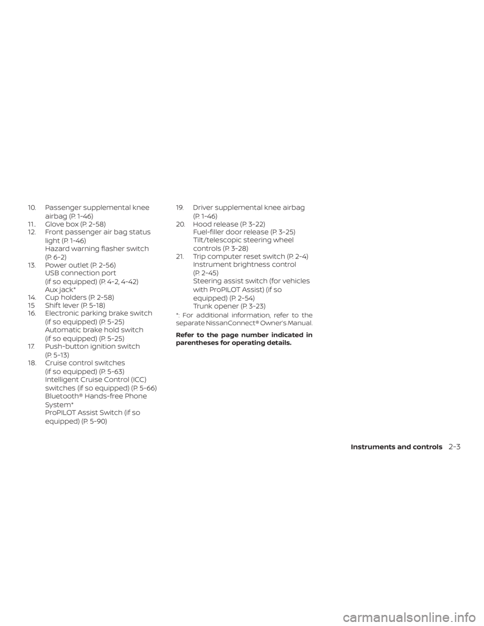 NISSAN ALTIMA 2021  Owners Manual 
