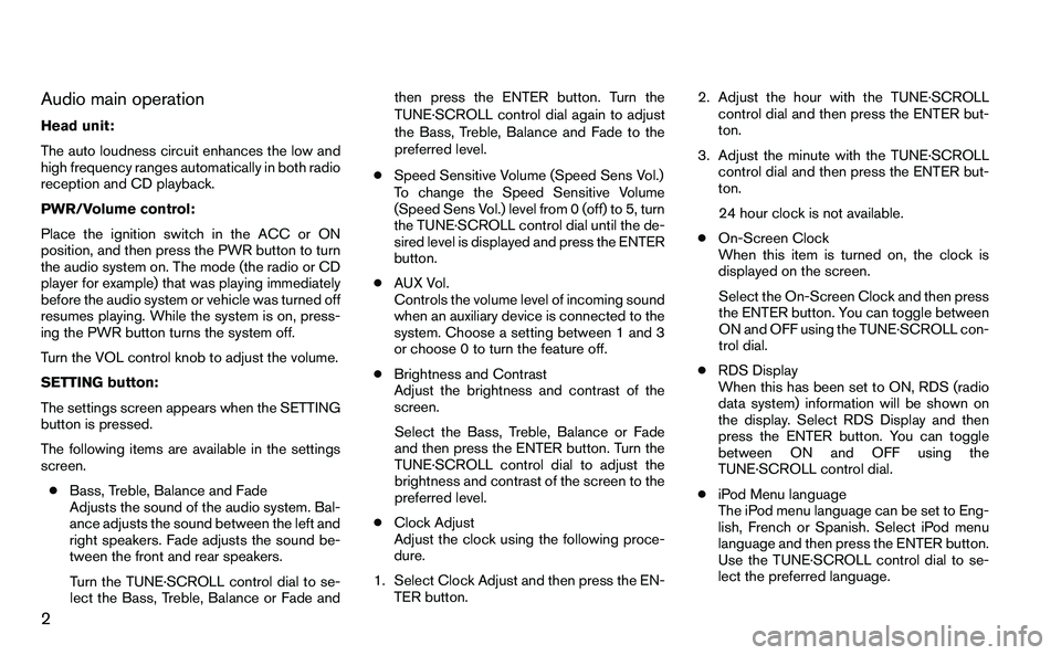 NISSAN ALTIMA 2012  Owners Manual 