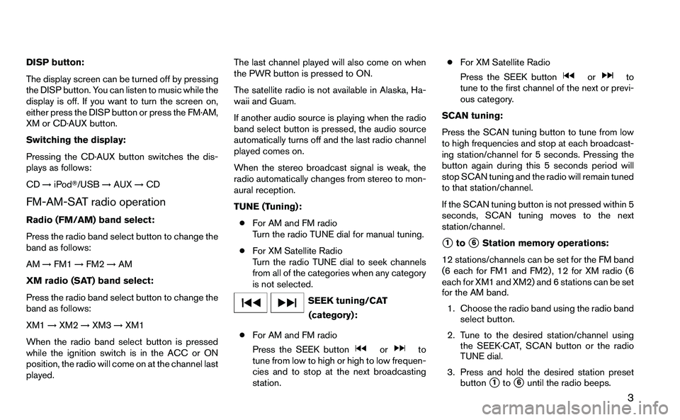 NISSAN ALTIMA 2012  Owners Manual 